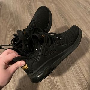 Puma Sneakers. All black. BARELY WORN.